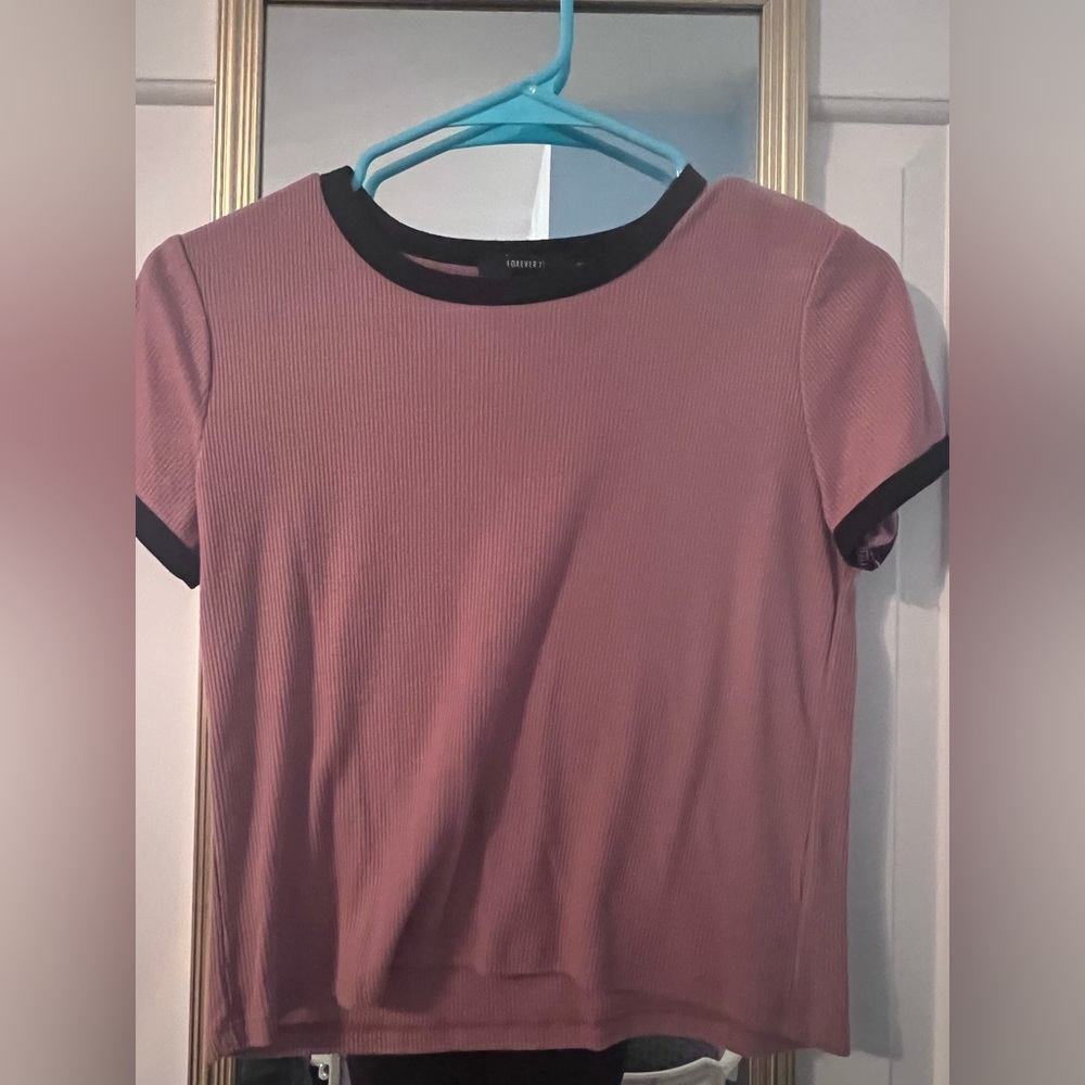 Pink Forever 21 Crop Top